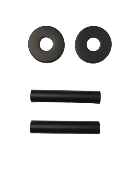 Kit cubretubos redondo negro principal