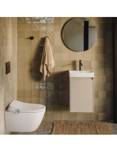 In-Wash ONA Smart Toilet Suspendido de ROCA. Ambiente.