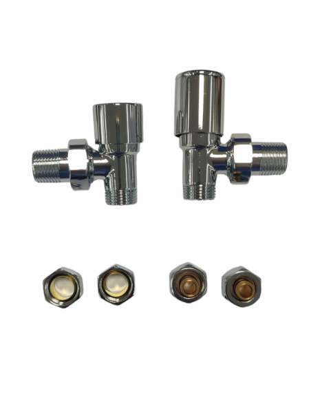 Kit válvula y detentor 1/2 15-16 TECNA. Cromo.