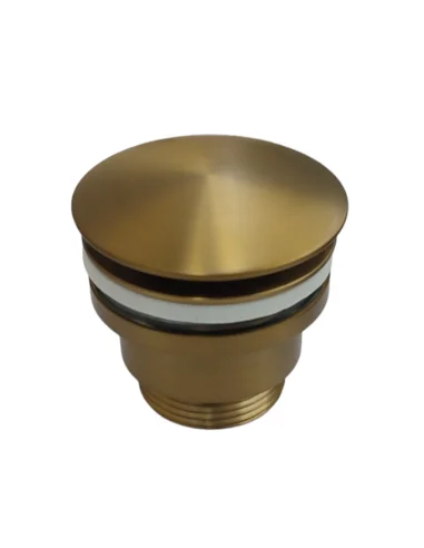 Válvula Click-Clack Premium oro cepillado principal