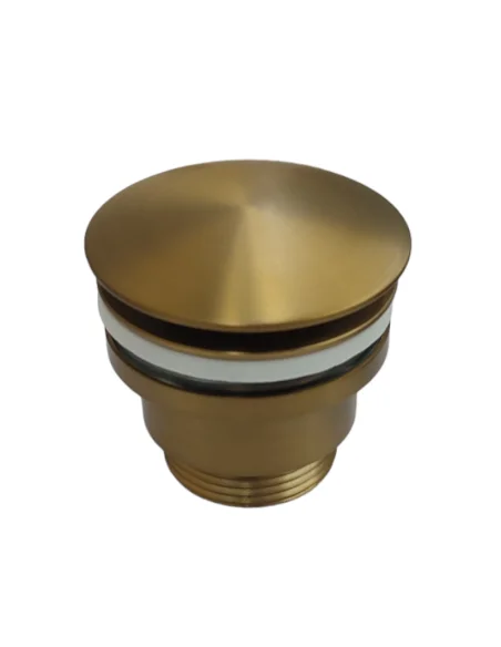 Válvula Click-Clack Premium oro cepillado principal