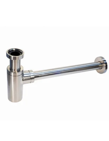 Sifón botella decorativo niquel principal