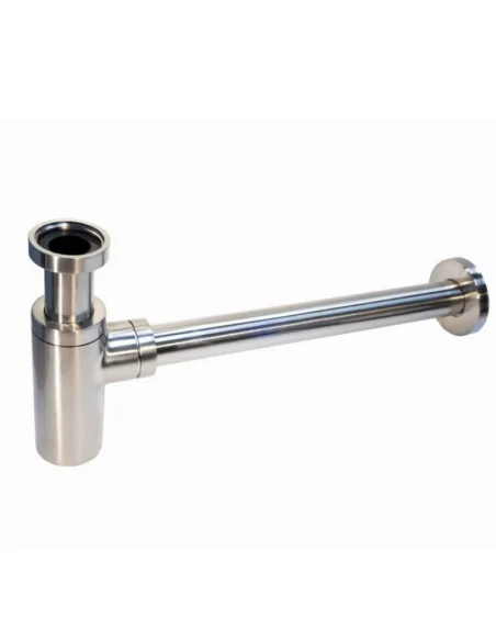 Sifón botella decorativo niquel principal