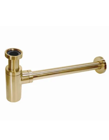 Sifón botella decorativo oro principal