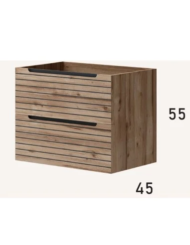 Medidas mueble de baño madera RUANDA