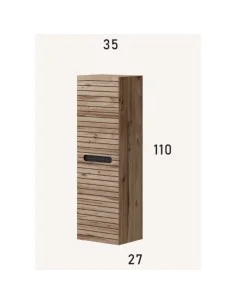 Columna de baño madera RUANDA 2