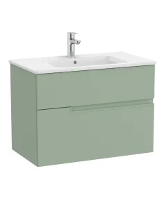 Mueble baño verde Unik Victoria-N ROCA 2