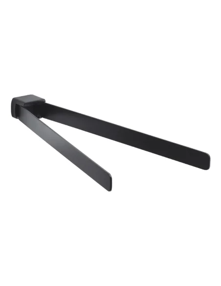 Toallero doble de baño Pirenei negro