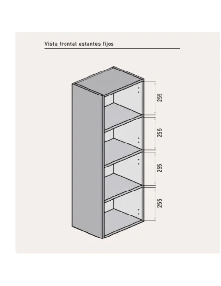 Medidas Columna de baño madera RUANDA