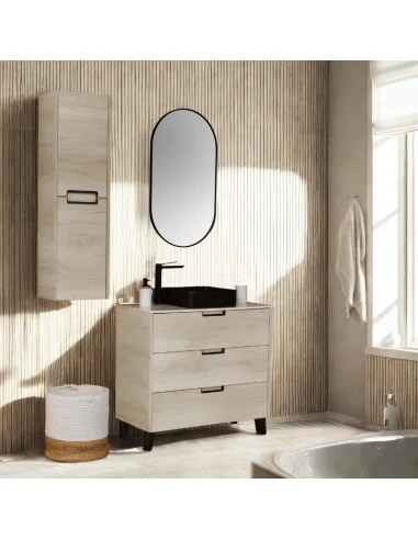 Mueble de baño gris polar HERMES