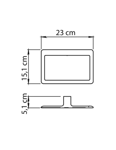Medidas toallero aro Pirenei