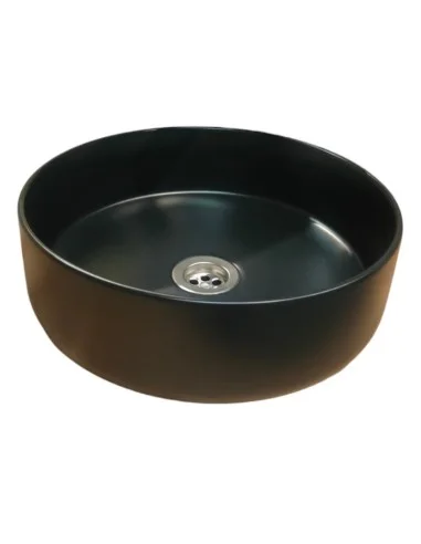 Lavabo sobre encimera CIRCUS negro mate