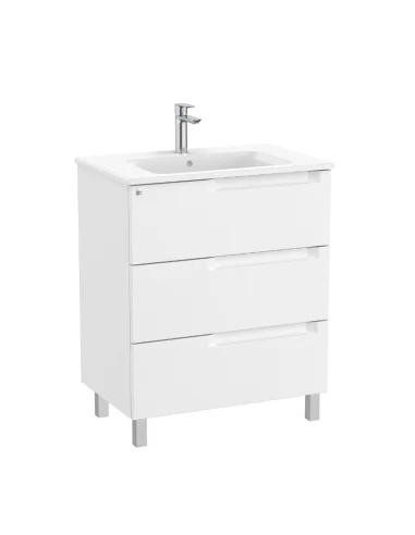 Mueble ROCA ALEYDA blanco con lavabo