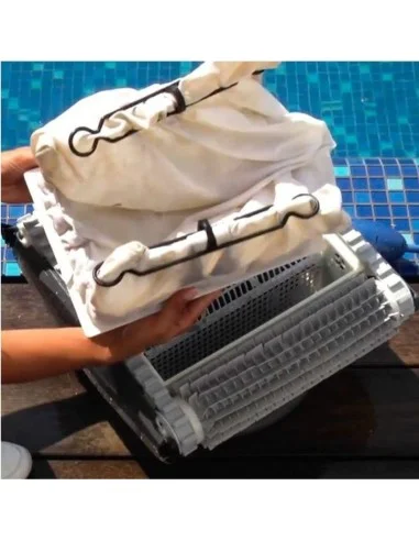Limpiafondos de piscina automático DOLPHIN POOL UP. Bolsa interior.