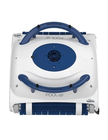 Limpiafondos de piscina automático DOLPHIN POOL UP. Cenital.