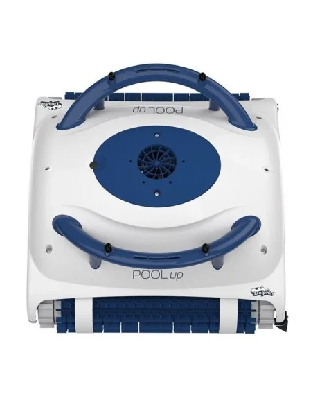 Limpiafondos de piscina automático DOLPHIN POOL UP. Cenital.