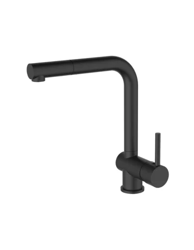 Grifo de cocina AQG LUFT V negro