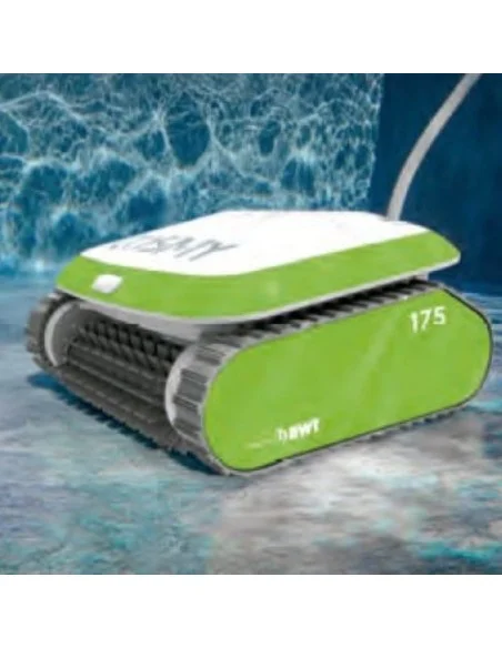 Limpiafondos de piscina automático COSMY ONE. Lateral agua.