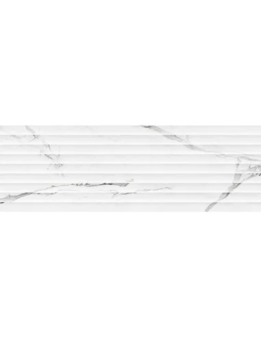 Revestimiento Pasta Blanca Rectificado CELLINI RELIEVE BRILLO 30x90 cm. Pieza