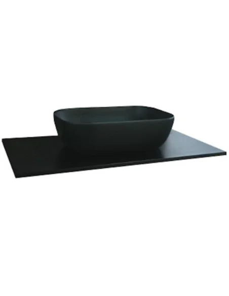Tapa negra para lavabo sobre encimera MICROTEC Tapa negra para lavabo sobre encimera MICROTEC
