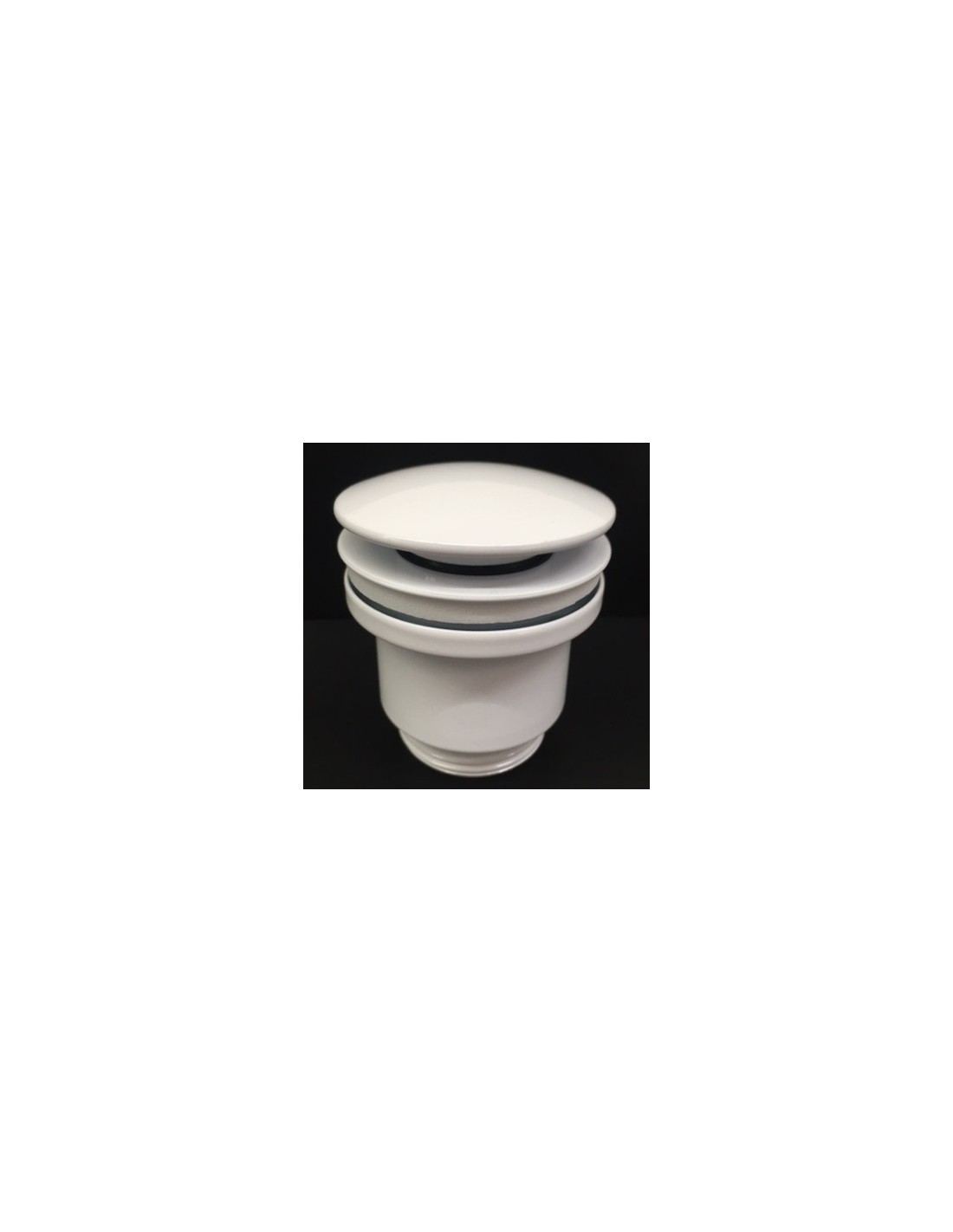 Válvula para lavabo click-clac de Duchaflex 1 1/4'' tapón porcelana blanca