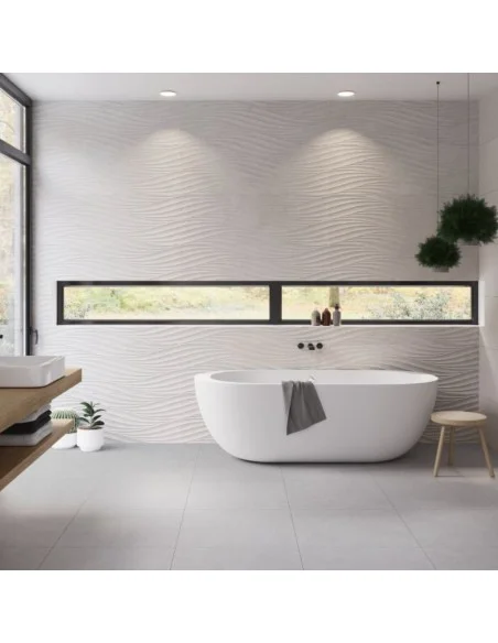 Revestimiento Pasta Blanca Rectificado NATURE DECOR WHITE 32x90 cm. Principal Revestimiento Pasta Blanca Rectificado NATURE DECOR WHITE 32x90 cm. Principal