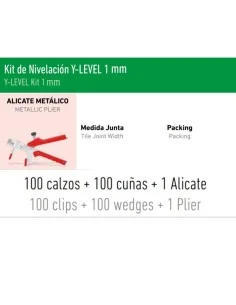 Cuñas para azulejos y calzos niveladores + alicates 2