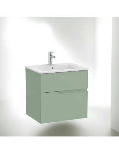 Mueble ROCA VICTORIA con lavabo verde savia