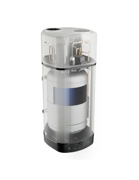 Bomba de Calor ACS NUOS S2 Wifi de ARISTON. Vista interior.