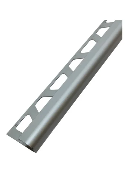 Guardavivos esquina curvo aluminio natural