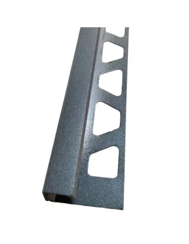 Perfil esquina recto gris texturizado 1,25 cm SCHLUTER