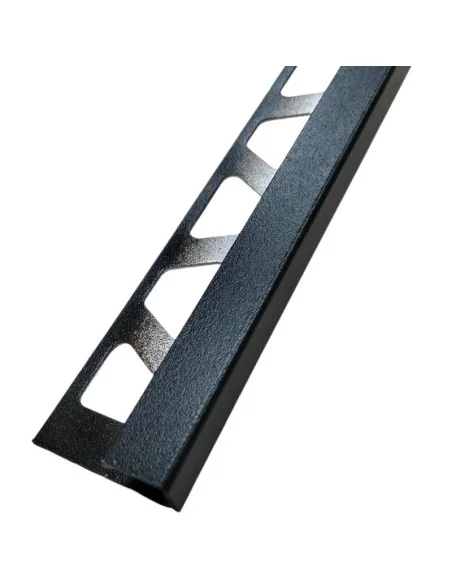 Perfil esquina recto negro 1,25 cm SCHLUTER