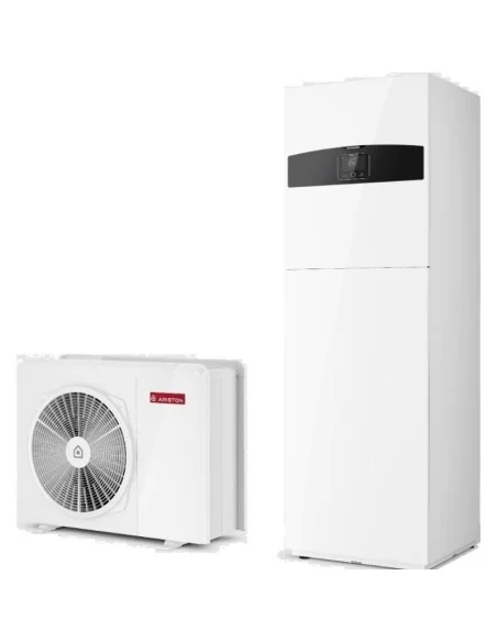 Aerotermia NIMBUS COMPACT M NET R32 de ARISTON. Lateral completa