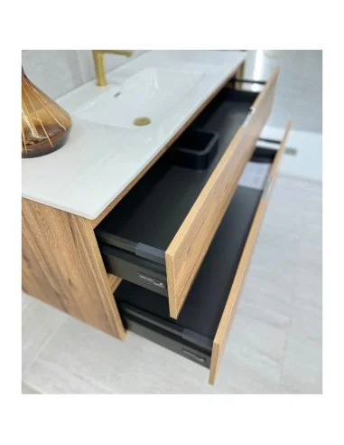 Mueble de baño madera suspendido KARMA · Pereda