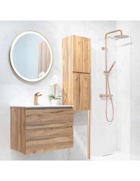 Mueble baño madera 70 cm desierto Karma