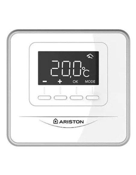 Sonda Ambiente Modulante CUBE de ARISTON en blanco. Principal.