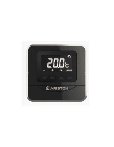 Sonda Ambiente Modulante CUBE de ARISTON en negro. Principal.