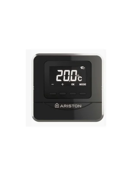 Sonda Ambiente Modulante CUBE de ARISTON en negro. Principal.