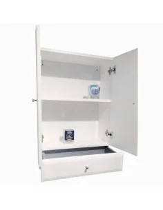 Colgar de baño blanco 50x72 cm MALAGA BISEL 2