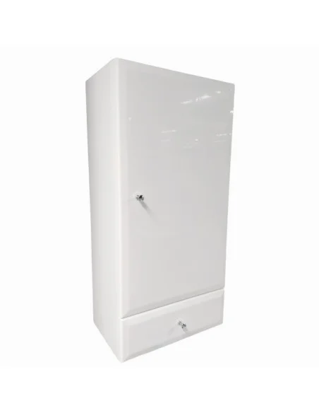 Colgar de baño blanco 35x72 cm MALAGA BISEL