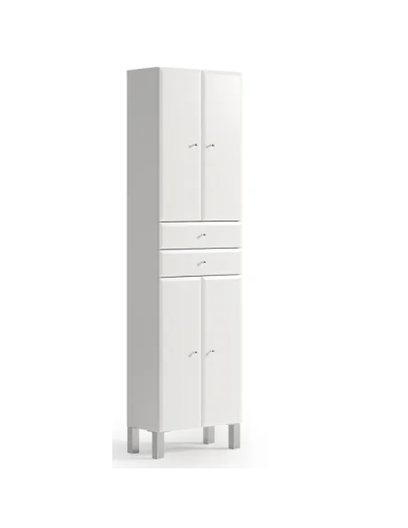 Columna de baño con patas 50x26x175 cm Malaga