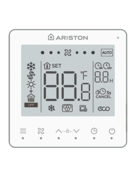 Fancoil AQUASLIM Duct F de ARISTON. Termostato.