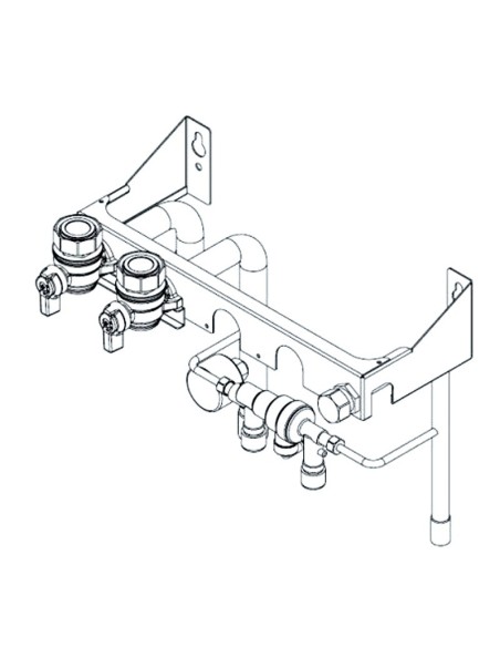 Conexiones Hidraúlicas para NIMBUS COMPACT de ARISTON. Principal.