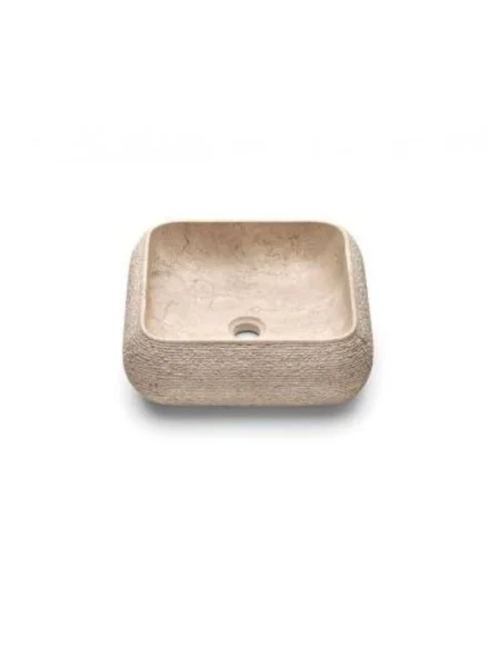 Lavabo sobre encimera piedra DOMED 40. Principal.