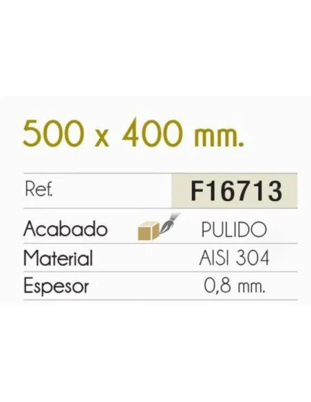 Fregadero Bajo Encimera BERLIN. Medidas 50 x 40