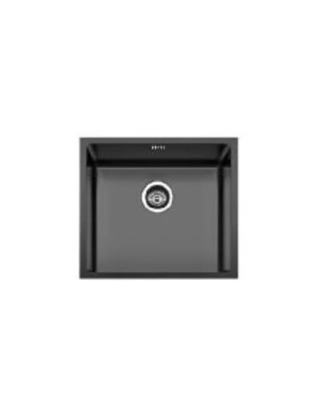 Fregadero Bajo Encimera BERLIN negro. 45 x 40 frontal