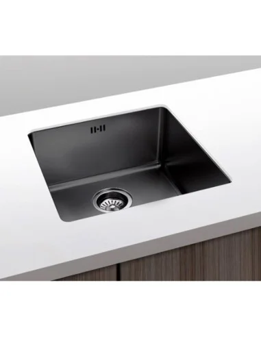 Fregadero Bajo Encimera BERLIN. Principal negro.