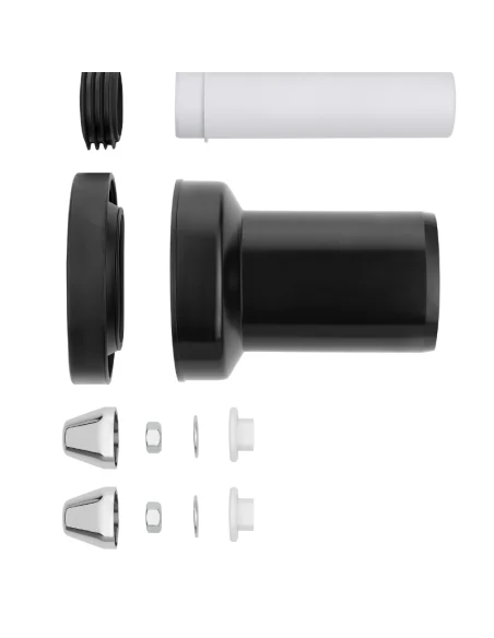 Kit manguito / Tubo con enchufe y embellecedor AV0012400R · Pereda