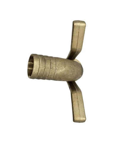 Racor curvo vista superior