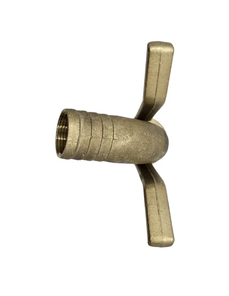 Racor curvo vista superior